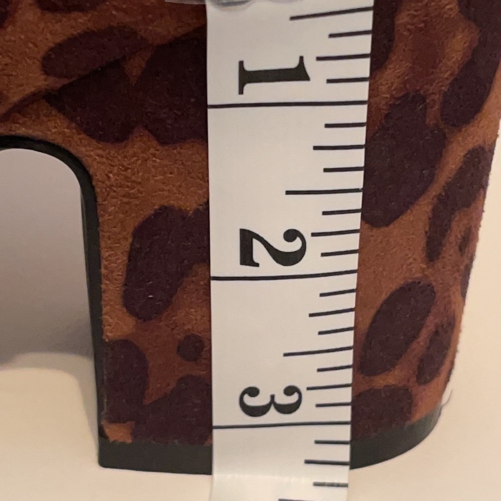 Comfortable All Over Leopard Print Big Block Boot… - image 7